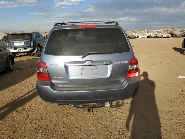 JTEEP21A760144606 - 2006 TOYOTA HIGHLANDER LIMITED BLUE photo 6