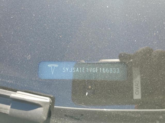 5YJSA1E17GF166833 - 2016 TESLA MODEL S أبيض صورة 12