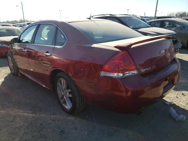 2G1WC5E33E1114922 - 2014 CHEVROLET IMPALA LIM LTZ RED photo 2