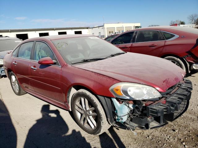 2G1WC5E33E1114922 - 2014 CHEVROLET IMPALA LIM LTZ RED photo 4