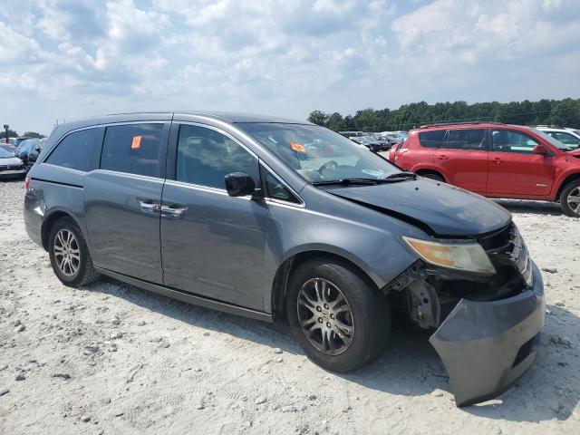 5FNRL5H49CB068340 - 2012 HONDA ODYSSEY EX GRAY photo 4