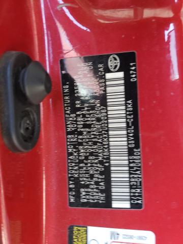 4T1BK46KX7U020967 - 2007 TOYOTA CAMRY LE RED photo 12