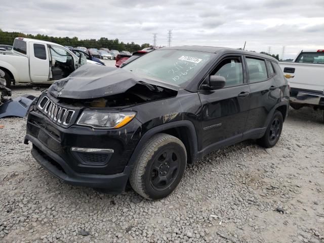 3C4NJCABXJT211392 - 2018 JEEP COMPASS SPORT BLACK photo 1