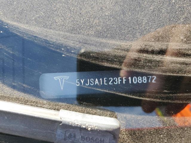 5YJSA1E23FF108872 - 2015 TESLA MODEL S Qırmızı foto 12