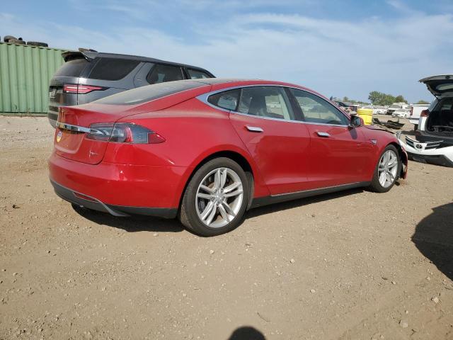 5YJSA1E23FF108872 - 2015 TESLA MODEL S Qırmızı foto 3