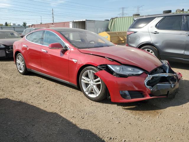 5YJSA1E23FF108872 - 2015 TESLA MODEL S Qırmızı foto 4