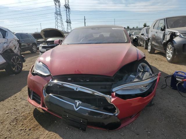 5YJSA1E23FF108872 - 2015 TESLA MODEL S Qırmızı foto 5