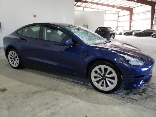 5YJ3E1EA4PF615037 - 2023 TESLA MODEL 3 BLUE photo 4