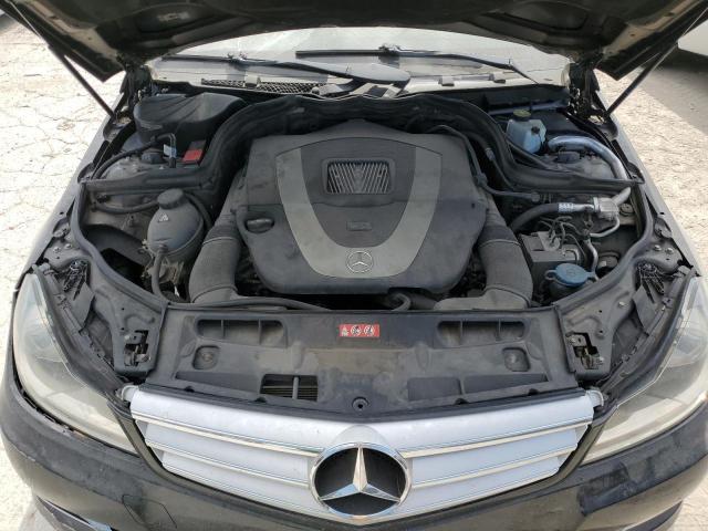 WDDGF8BB4CR238501 - 2012 MERCEDES-BENZ C 300 4MATIC BLACK photo 11