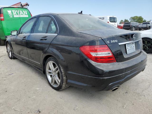 WDDGF8BB4CR238501 - 2012 MERCEDES-BENZ C 300 4MATIC BLACK photo 2