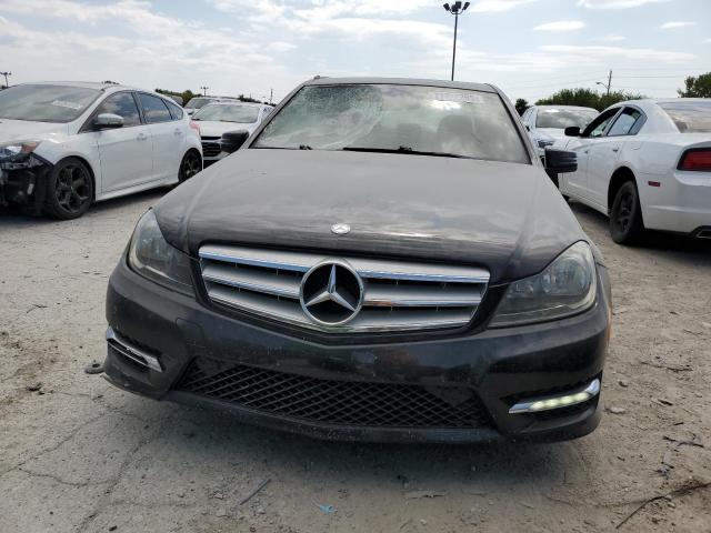 WDDGF8BB4CR238501 - 2012 MERCEDES-BENZ C 300 4MATIC BLACK photo 5