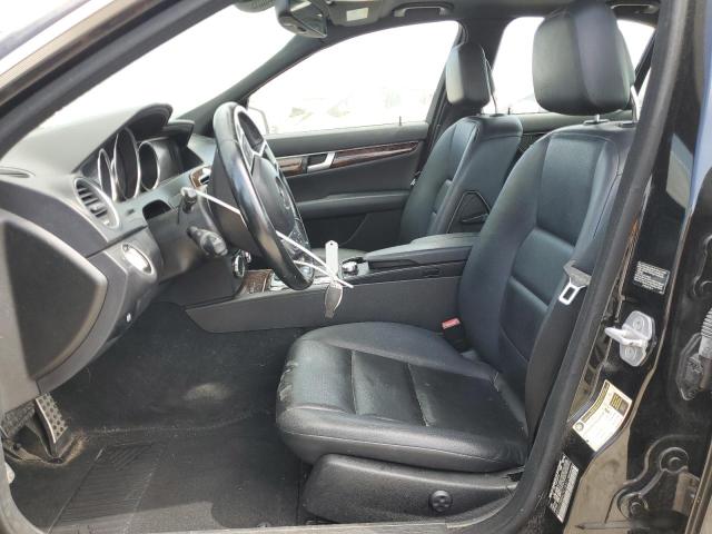 WDDGF8BB4CR238501 - 2012 MERCEDES-BENZ C 300 4MATIC BLACK photo 7