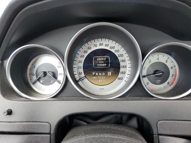 WDDGF8BB4CR238501 - 2012 MERCEDES-BENZ C 300 4MATIC BLACK photo 9