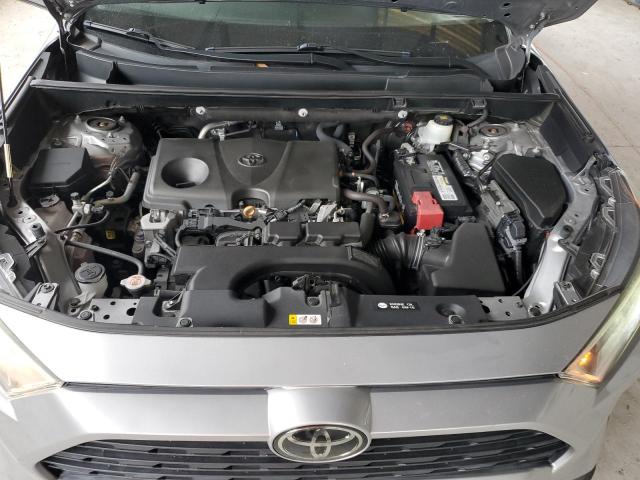 2T3W1RFV6MC123044 - 2021 TOYOTA RAV4 XLE SILVER photo 12