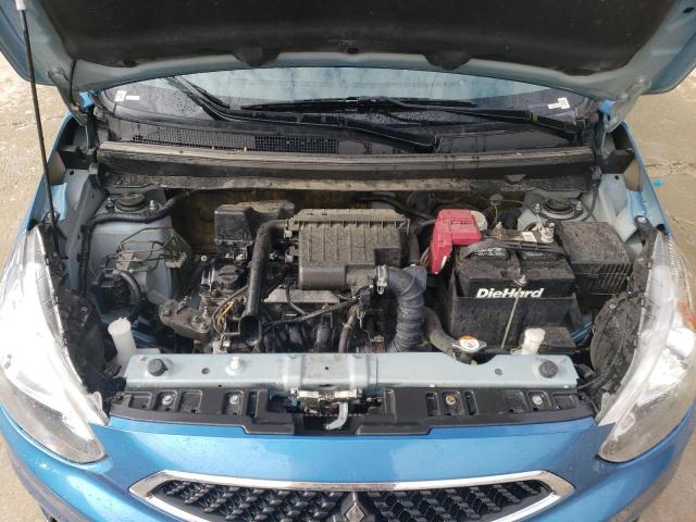 ML32A5HJ9KH015149 - 2019 MITSUBISHI MIRAGE LE BLUE photo 11