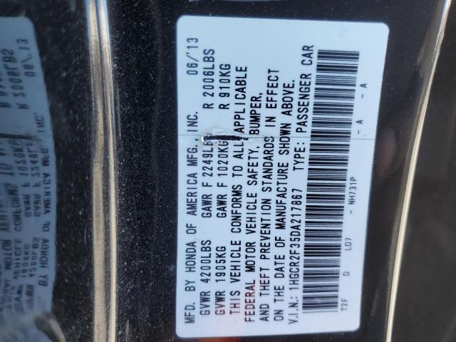 1HGCR2F35DA217867 - 2013 HONDA ACCORD LX BLACK photo 13