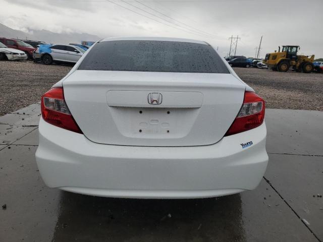 2HGFB2F56CH317723 - 2012 HONDA CIVIC LX WHITE photo 6