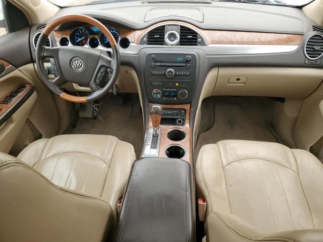 5GALVBED7AJ119523 - 2010 BUICK ENCLAVE CXL WHITE photo 8