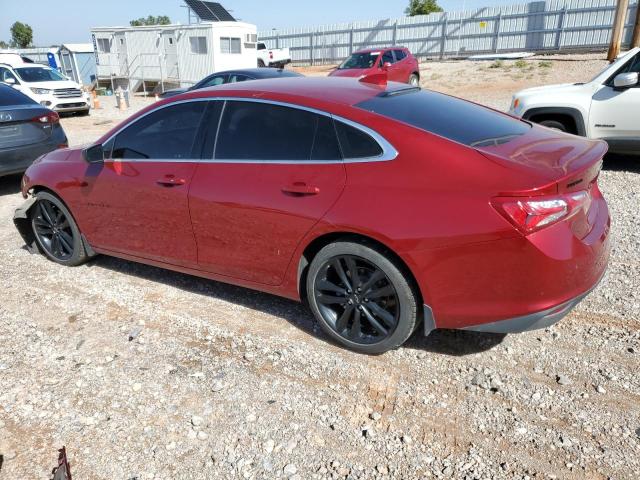 1G1ZD5STXMF086459 - 2021 CHEVROLET MALIBU LT RED photo 2