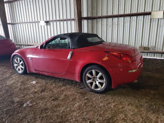 JN1AZ36A04T016119 - 2004 NISSAN 350Z ROADSTER RED photo 2