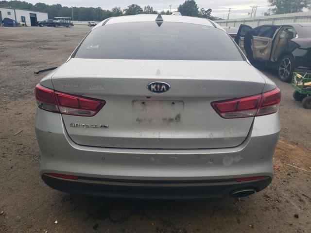 5XXGT4L34HG144292 - 2017 KIA OPTIMA LX SILVER photo 6