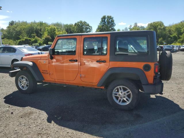 1C4BJWKGXCL220994 - 2012 JEEP WRANGLER U SPORT Оранжевый фото 2