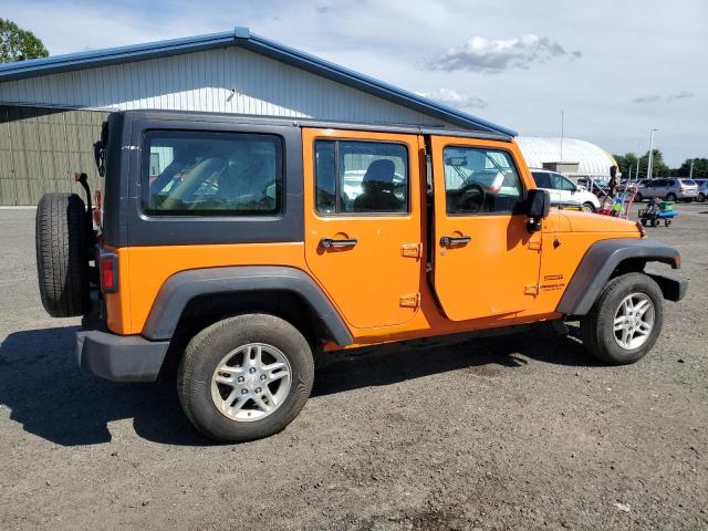 1C4BJWKGXCL220994 - 2012 JEEP WRANGLER U SPORT Оранжевый фото 3