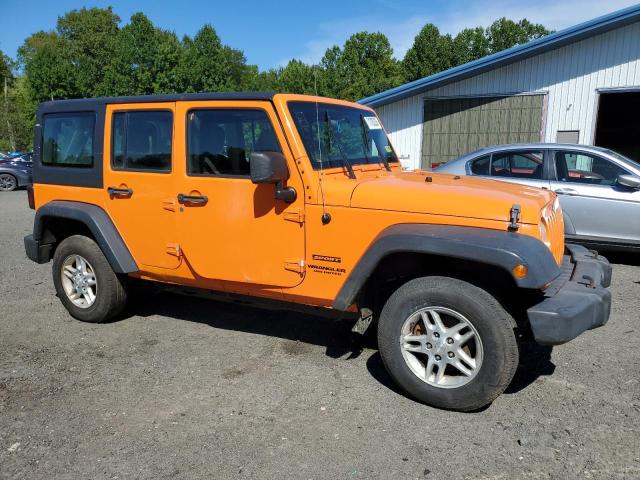 1C4BJWKGXCL220994 - 2012 JEEP WRANGLER U SPORT Оранжевый фото 4
