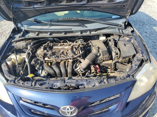 2T1BU4EE7CC770974 - 2012 TOYOTA COROLLA BASE BLUE photo 11