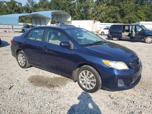 2T1BU4EE7CC770974 - 2012 TOYOTA COROLLA BASE BLUE photo 4