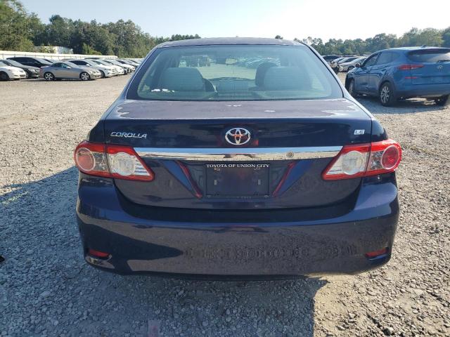 2T1BU4EE7CC770974 - 2012 TOYOTA COROLLA BASE BLUE photo 6