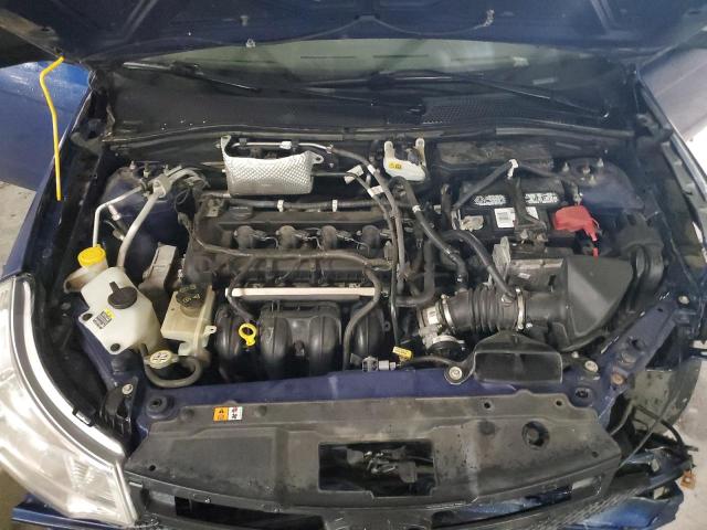 1FAHP37N29W262345 - 2009 FORD FOCUS SEL BLUE photo 11