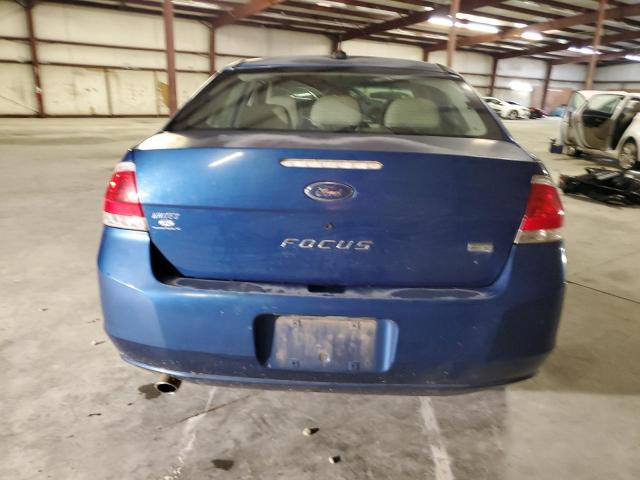 1FAHP37N29W262345 - 2009 FORD FOCUS SEL BLUE photo 6