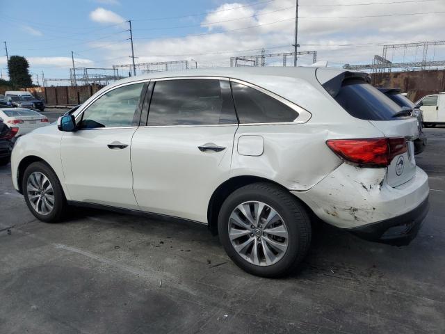 5FRYD4H45FB007721 - 2015 ACURA MDX TECHNOLOGY WHITE photo 2