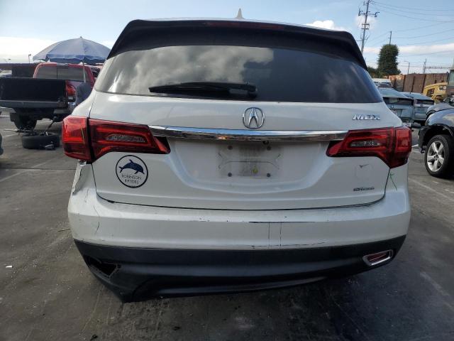 5FRYD4H45FB007721 - 2015 ACURA MDX TECHNOLOGY WHITE photo 6