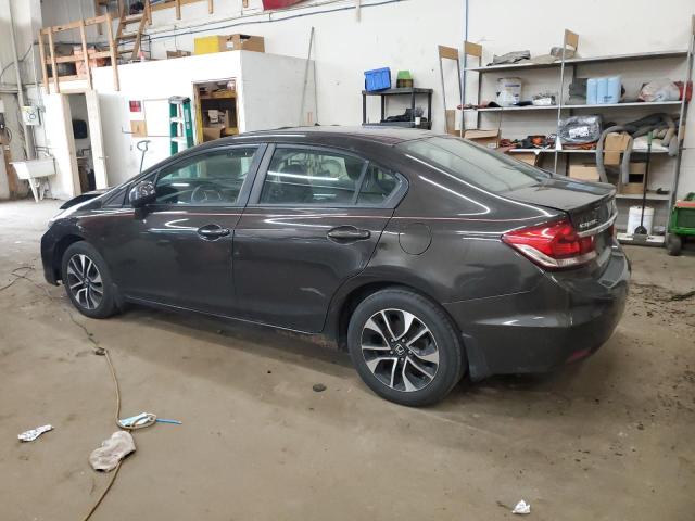 19XFB2F87DE008445 - 2013 HONDA CIVIC EX BROWN photo 2