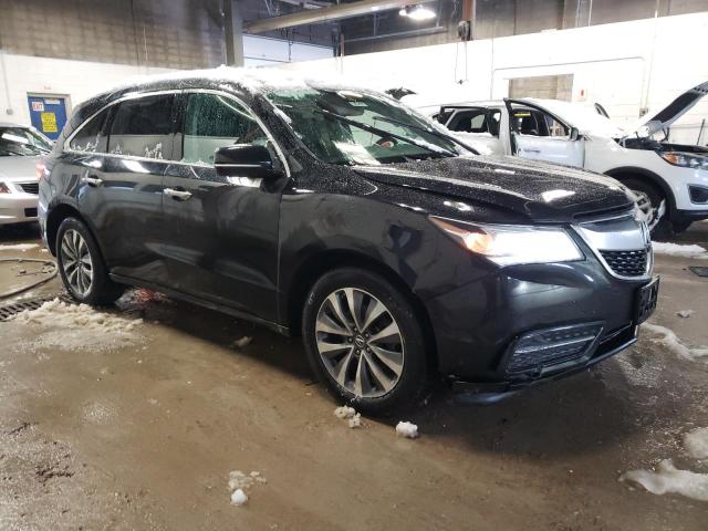 5FRYD4H43GB060595 - 2016 ACURA MDX TECHNOLOGY BLACK photo 4