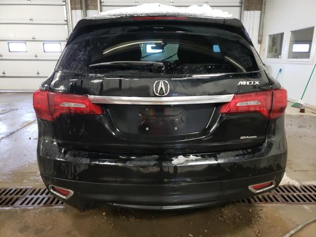 5FRYD4H43GB060595 - 2016 ACURA MDX TECHNOLOGY BLACK photo 6