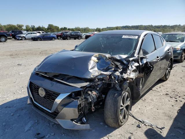 3N1AB8CV0LY210308 - 2020 NISSAN SENTRA SV GRAY photo 1