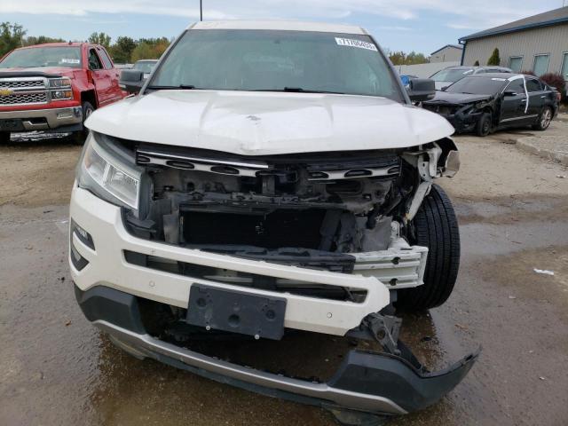 1FM5K7D87HGB70119 - 2017 FORD EXPLORER XLT WHITE photo 5