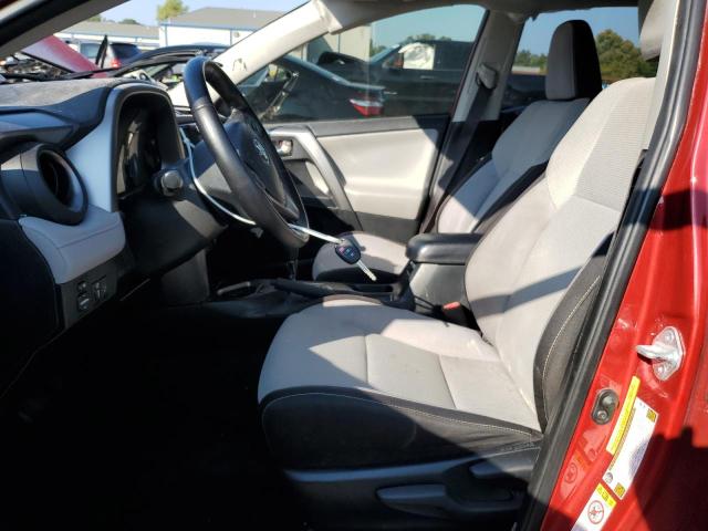 JTMWFREV4HJ113005 - 2017 TOYOTA RAV4 XLE RED photo 7