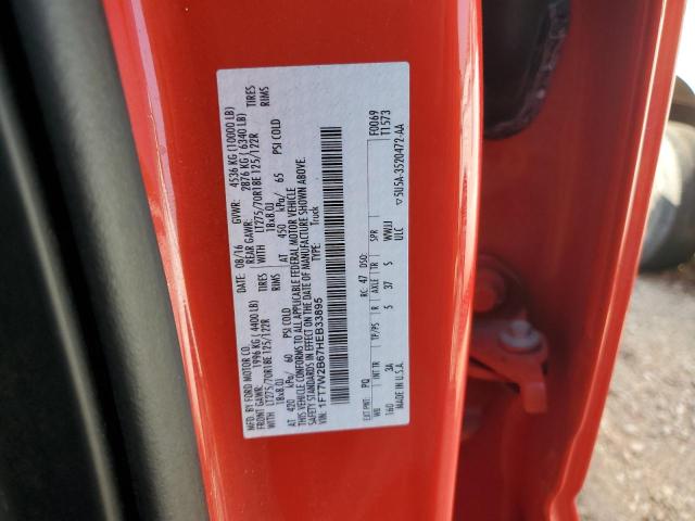 1FT7W2B67HEB33895 - 2017 FORD F250 SUPER DUTY RED photo 12