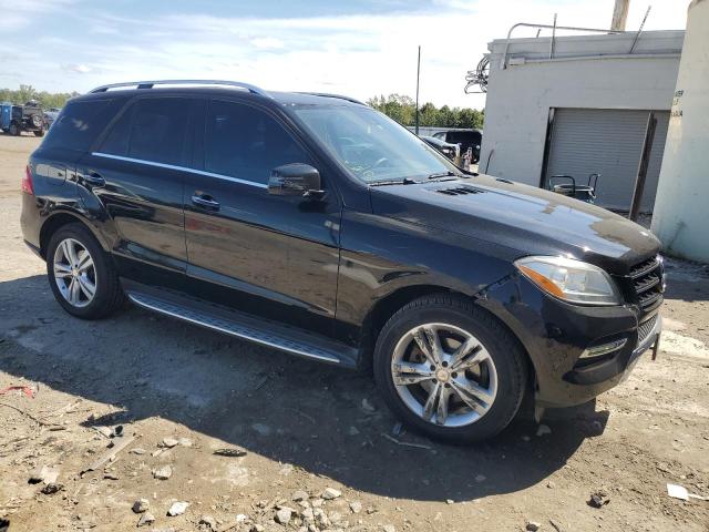4JGDA5HB5EA391998 - 2014 MERCEDES-BENZ ML 350 4MATIC BLACK photo 4