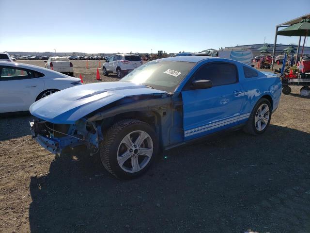 1ZVBP8AN0A5101523 - 2010 FORD MUSTANG BLUE photo 1
