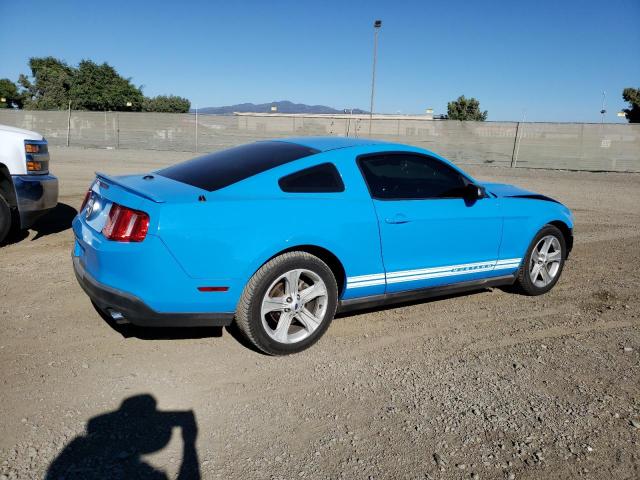 1ZVBP8AN0A5101523 - 2010 FORD MUSTANG BLUE photo 3