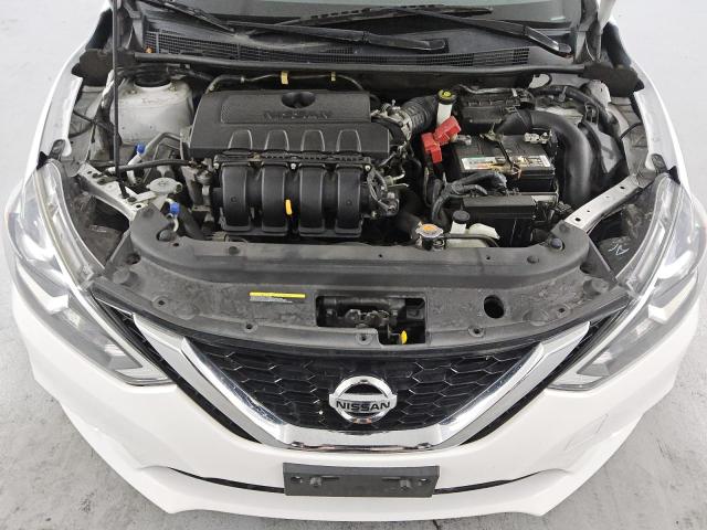 3N1AB7AP1KY218298 - 2019 NISSAN SENTRA S WHITE photo 11