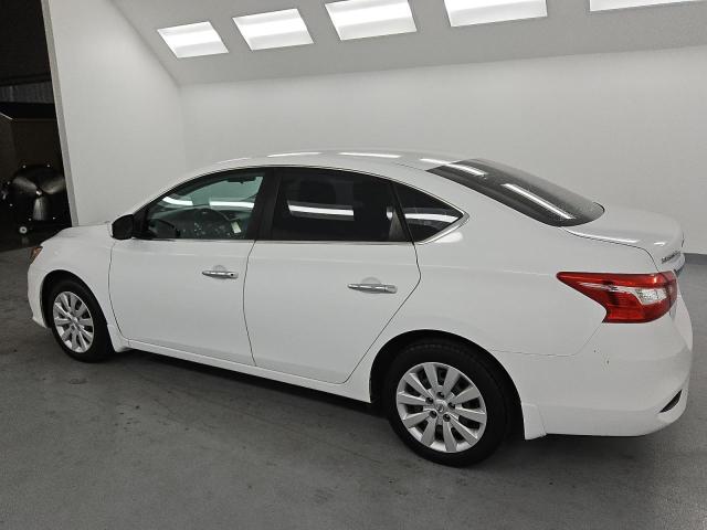 3N1AB7AP1KY218298 - 2019 NISSAN SENTRA S WHITE photo 2