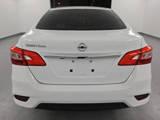3N1AB7AP1KY218298 - 2019 NISSAN SENTRA S WHITE photo 6