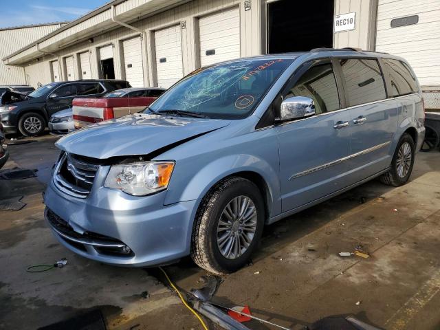 2C4RC1CG9GR215423 - 2016 CHRYSLER TOWN & COU TOURING L BLUE photo 1