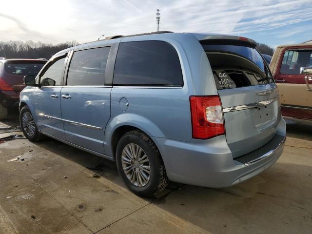 2C4RC1CG9GR215423 - 2016 CHRYSLER TOWN & COU TOURING L BLUE photo 2